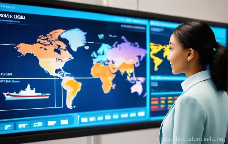 관세사 커리어 패스 설계 - **Prompt 1: The Global Connector**
A professional, confident customs broker, either male or fema...