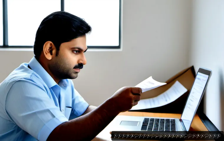 관세사와 통관 서류 작성 - Photorealistic customs broker in a modern Indian freight office reviewing blank shipping forms besid...
